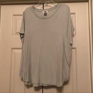 Women’s Seafoam Green Tee with Slit